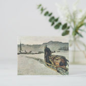 ジョバンニSegantini – 森から戻る ポストカード (スタンド正面)