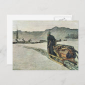 ジョバンニSegantini – 森から戻る ポストカード (正面/裏面)