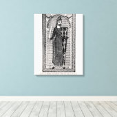 ジョフリー・プランタゲネの肖像画 キャンバスプリント (インサイチュ (ウッドフロア))