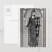 ジョフリー・プランタゲネの肖像画 ポストカード (正面/裏面)