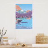 ジョフリー・レイクス州立公園の旅行ポスター ポスター (キッチン)