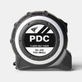 ジョブが小さすぎる追加イニシャル番号が黒 メジャー (正面)