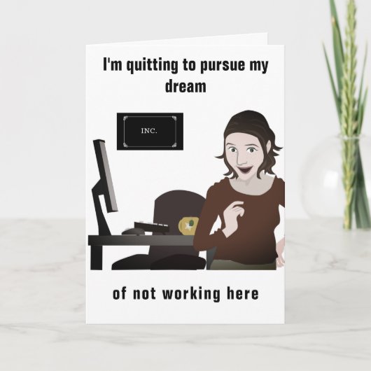 ジョブカーやめドに夢 カード (正面)