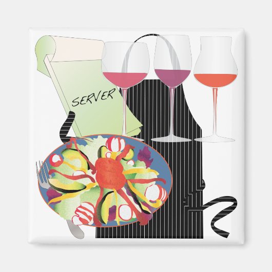 ジョブサーバ磁石 マグネット (正面)