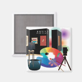 ジョブズ・アーティスト・マグネット マグネット (正面/裏面)