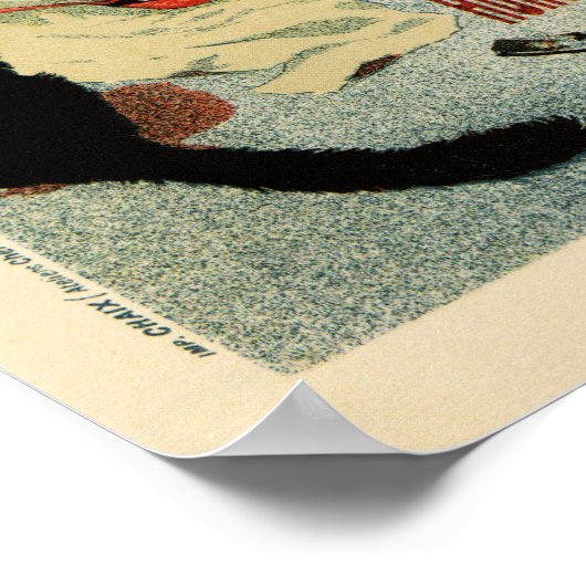 ジョブパピアタバコbyジョルジュ・ミュニエフランスのアAd ポスター (角)