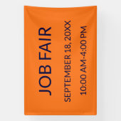 ジョブフェアオレンジ 横断幕 (縦)