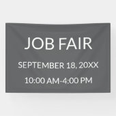 ジョブフェアグレー 横断幕 (横)