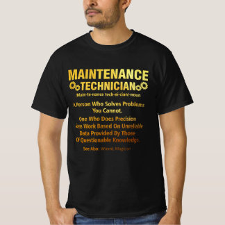 ジョブ定義メンテナンス技術者の精度のGUE Tシャツ