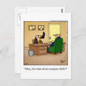 ジョブ狩りユーモアポストカード ポストカード (正面/裏面)