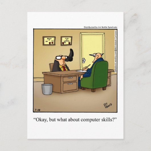 ジョブ狩りユーモアポストカード ポストカード (正面)