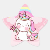 ジョブ素晴らしかわいいスターのステッカー 星シール (正面)