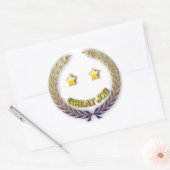 ジョブ素晴らしのシール ラウンドシール (封筒)