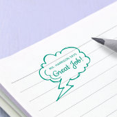 ジョブ素晴らしワードの勇気付けられる先生名 セルフインキングスタンプ