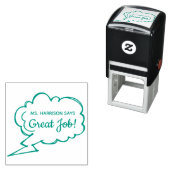ジョブ素晴らしワードの勇気付けられる先生名 セルフインキングスタンプ (インサイチュ)