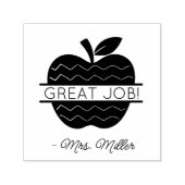 ジョブ素晴らし先生Apple セルフインキングスタンプ (デザイン)