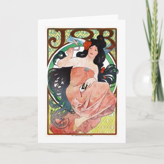 ジョブ、ミュシャ カード (正面)