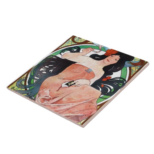 ジョブ、ミュシャ タイル (側面)