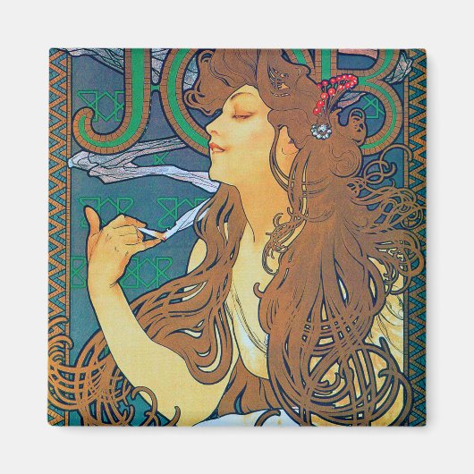 ジョブ、ミュシャ マグネット (正面)