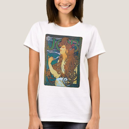 ジョブ、ミュシャ Tシャツ (正面)