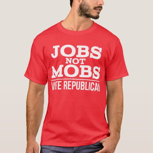 ジョブNot Mobs投票Receival JobsNotMobs Tシャツ (正面)