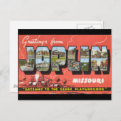 ジョプリンからの挨拶 ポストカード (正面/裏面)