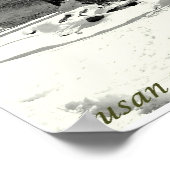 ジョプリン・ミズーリ・ショール・クリーク・ブリッジ・ポスター ポスター (角)