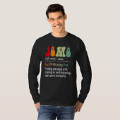 ジョモ定義の恋しく思内向的な喜びおもしろい Tシャツ (正面フル)