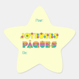 ジョユスパーク 星シール