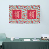 ジョユノエルメリークリスマスフランスのフォークアート 横断幕 (トレードショー)