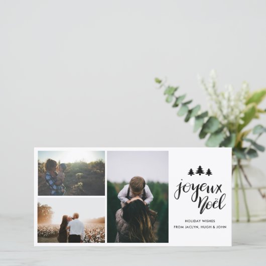 ジョユノエル |手書きの台本の祝日の写真 シーズンカード (スタンド正面)