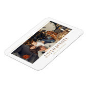 ジョユフランスのウノエルモダンタイポグラフィカスタム写真 マグネット (左側)