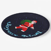 ジョユーёノL – サンタクロース ペーパープレート (アングル)