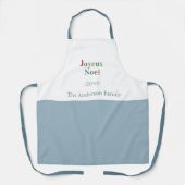 ジョユーカラフルノールクリスフランスのマス エプロン (正面)
