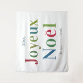 ジョユーカラフルノールクリスフランスのマス タペストリー (正面)