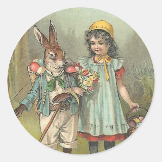 ジョユーズパクキュートヴィンテージイースター ラウンドシール (正面)