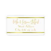 ジョユーックスノエル差出人住所ラベル ラベル (正面)