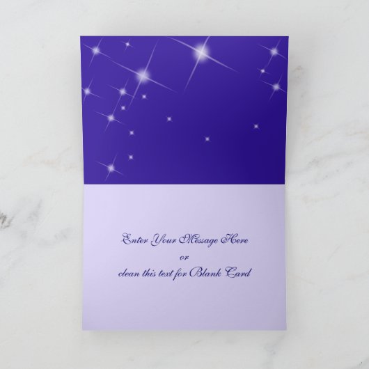 ジョユーヌエル。クリスマスカーフランスのド シーズンカード (内部)