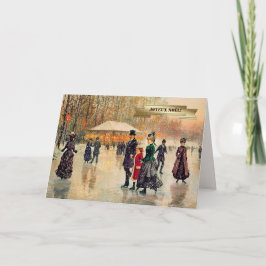 ジョユーヌエル。クリスマスカーフランスのド シーズンカード