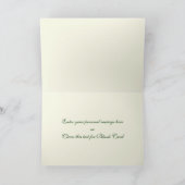 ジョユーヌエル。クリスマスカーフランスのド シーズンカード (内部)