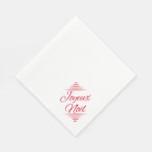 ジョユーヌール – フランスのクリスマスの願い スタンダードランチョンナプキン (角)