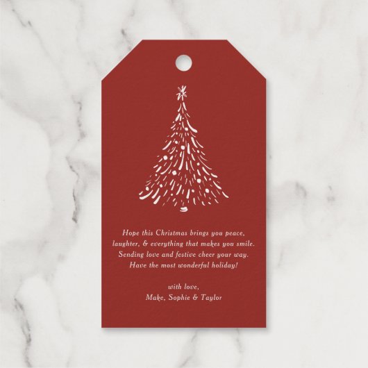 ジョユーノエルとボンヌアニュモダンラク ギフトタグ (裏面)