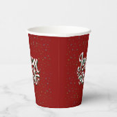 ジョユーノエルクリスフランスのマス文字 紙コップ (右)