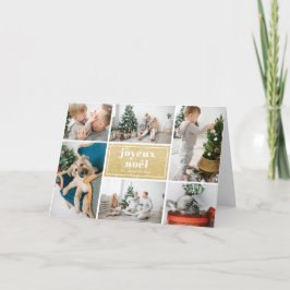 ジョユーノエルタイポグラフィグリッターフォトコラージュ シーズンカード