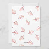 ジョユーノエルバラ金ゴールドタイポグラフィクリスマスフォト シーズンカード (裏面)