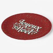 ジョユーノエルフランスのクリスマス文字9インチ紙プレート ペーパープレート (アングル)