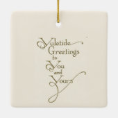 ジョユーノエルヴィンテージエンジェルクリフランスのスマス セラミックオーナメント (裏面)