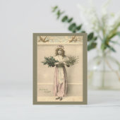 ジョユーノエルヴィンテージフランスのクリスマスグリーティングウォラ ポストカード (スタンド正面)