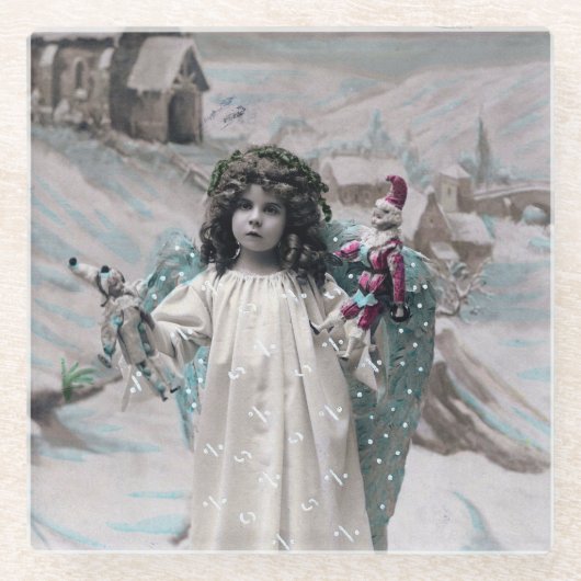 ジョユーノエル ガラスコースター (正面)