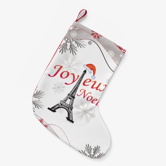 ジョユーノエル スモールクリスマスストッキング (正面 (吊り時))